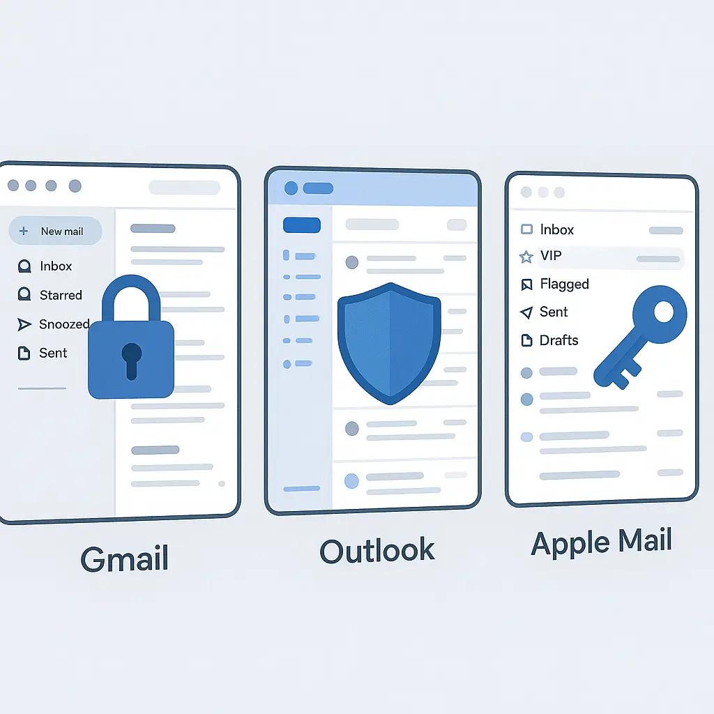 Checklist of essential email security settings across providers