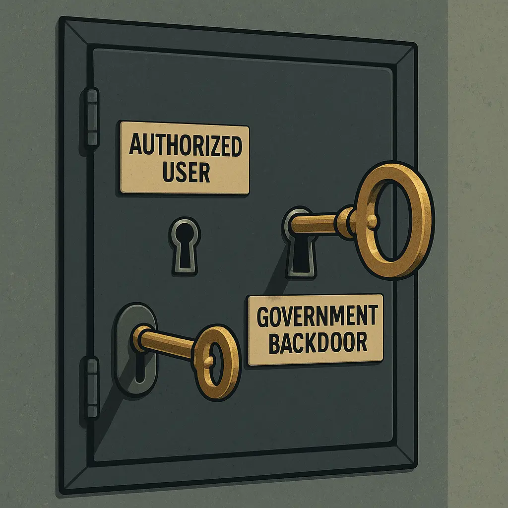 A shield with a lock symbol, representing the protection encryption provides
