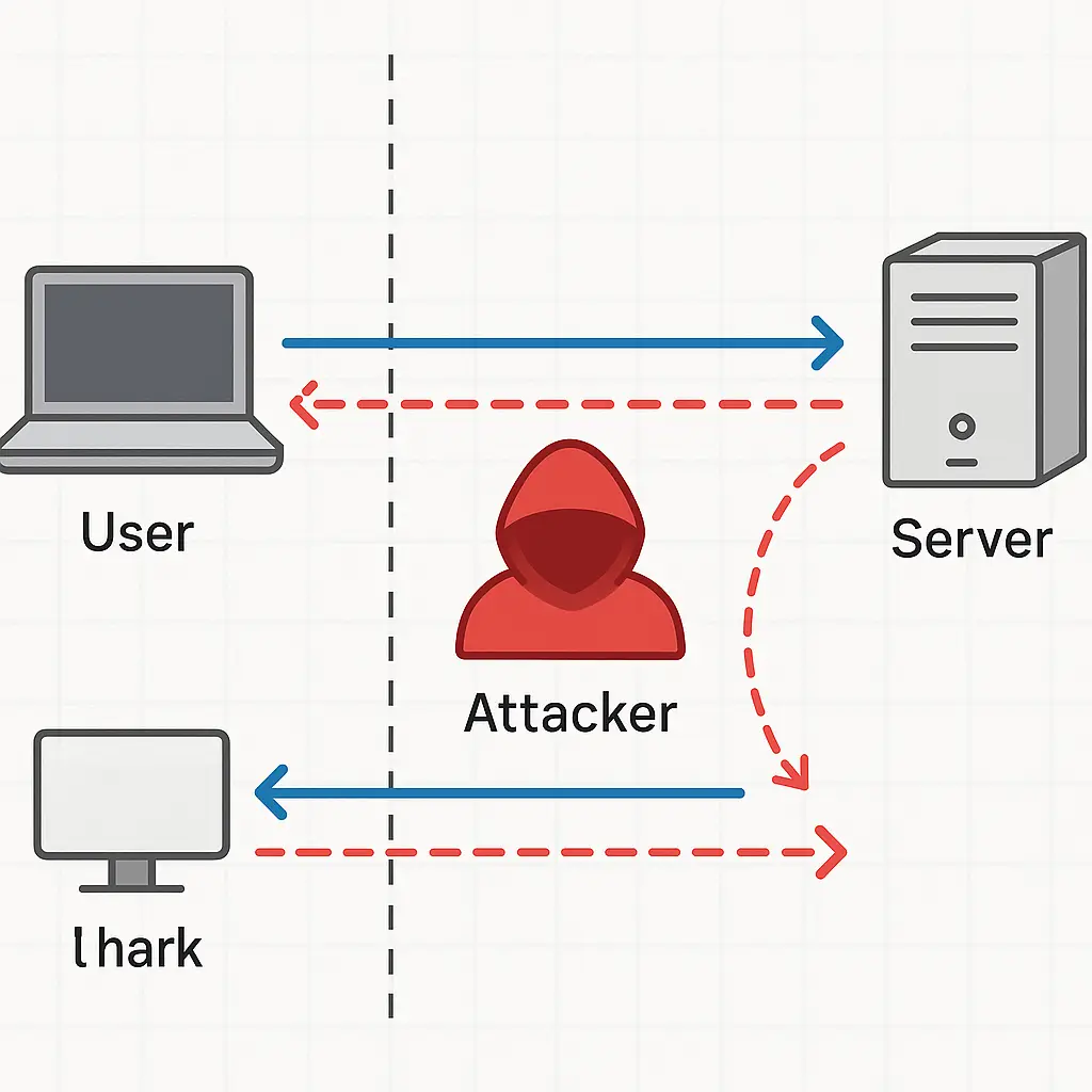 Layered security diagram showing HTTPS, certificate validation, and VPN as concentric protection rings around user connection
