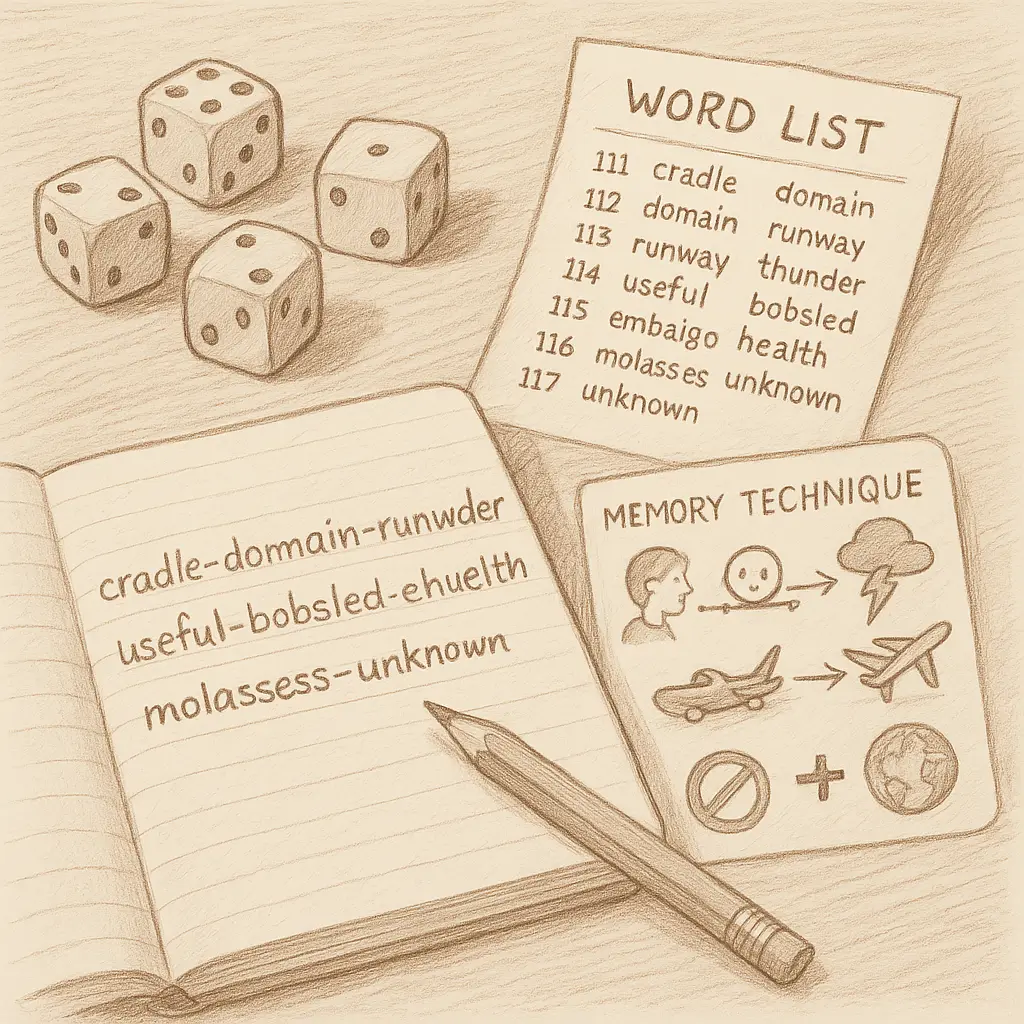 Visual comparison showing entropy calculations for different password construction methods