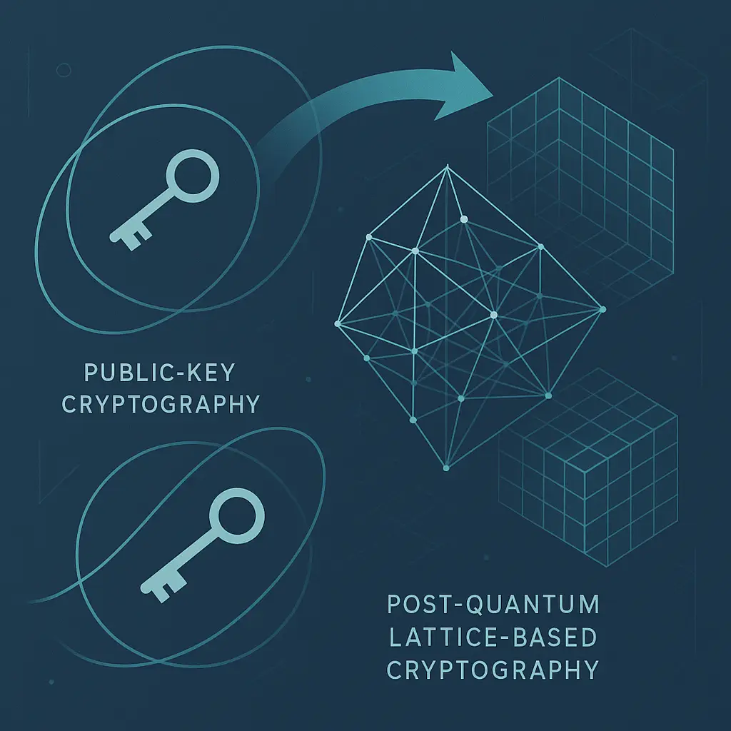 Digital lock transforming from traditional key-based mechanism to quantum-resistant lattice structure