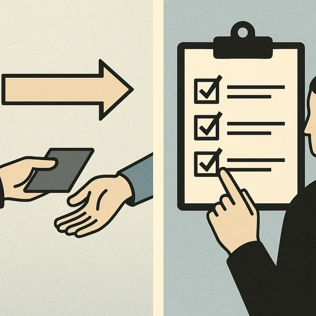 Diagram of verification steps before sending money: confirm identity, verify request independently, use reversible methods