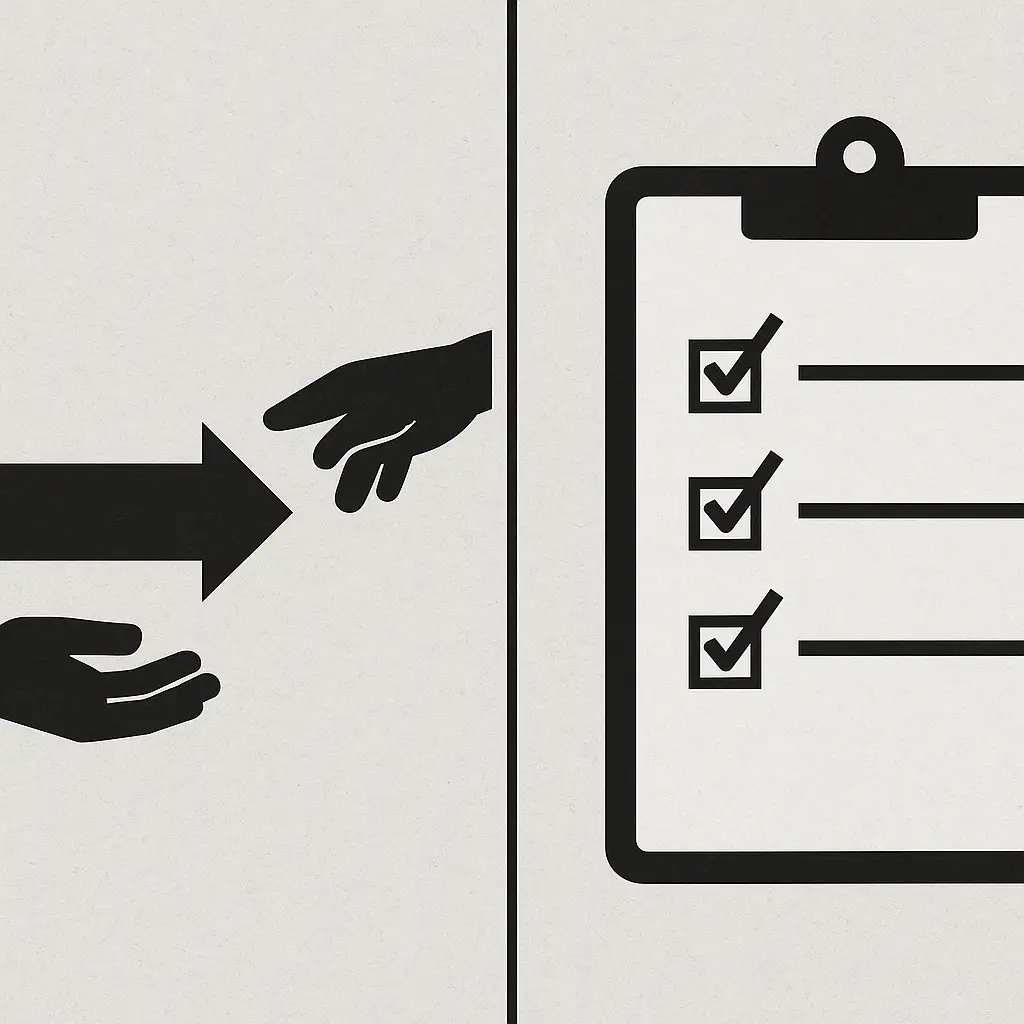Illustration showing a one-way payment arrow disappearing into void, representing irreversible money transfer