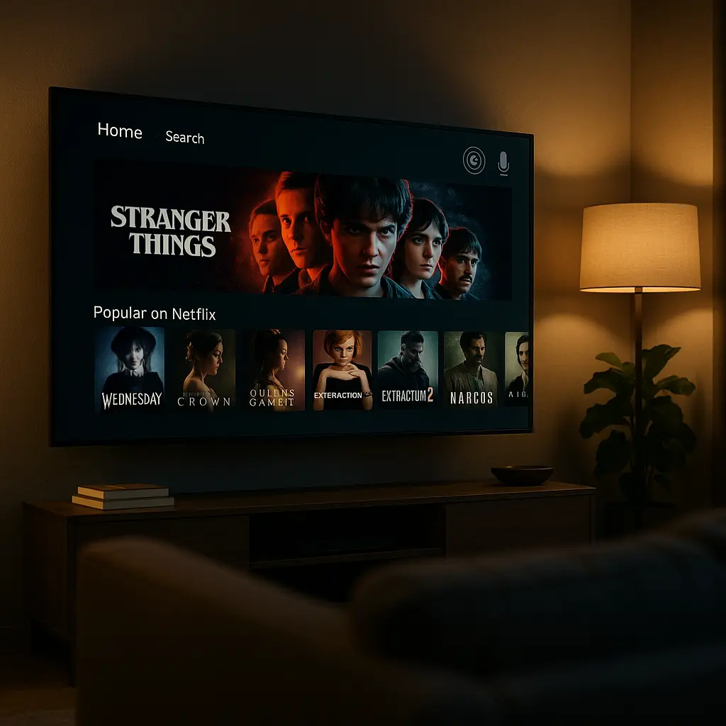 Smart TV settings screen showing privacy and data collection toggles