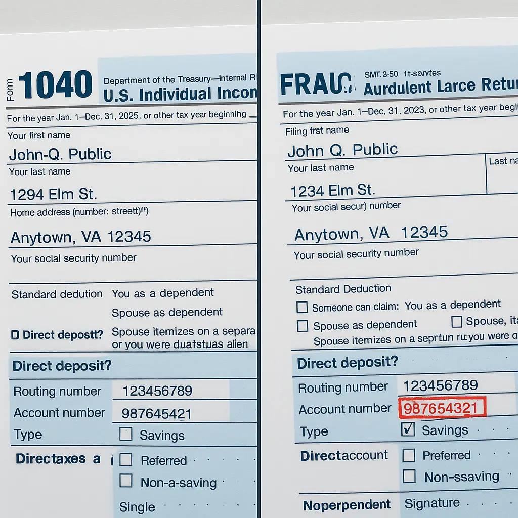 Timeline showing IRS fraud resolution process from initial report through refund receipt, spanning multiple months